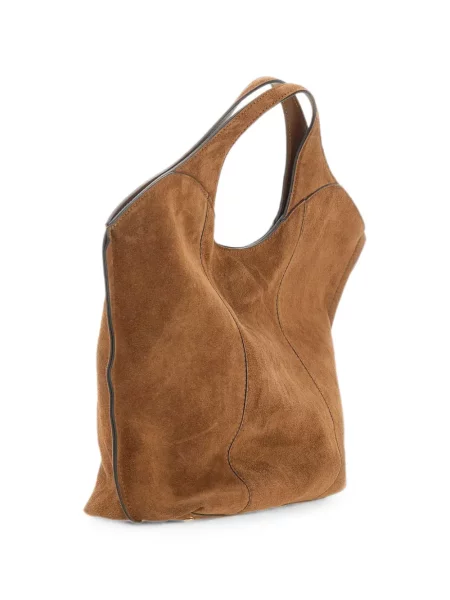 Τσάντα shopper Gianni Chiarini σουέτ καφέ