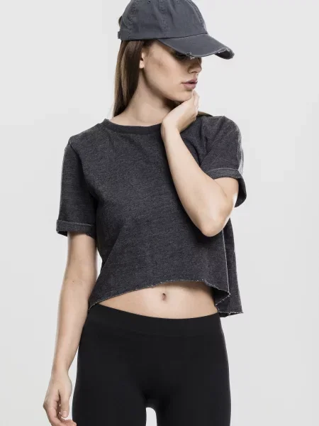 Tricou Urban Classics cu mâneci scurte gri