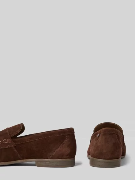 Loafersy z naturalnej skóry z detalem z logo model Trip' Bugatti
