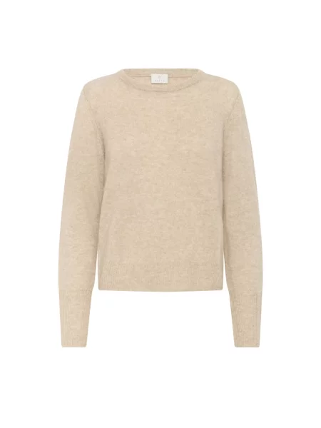 Sweter Kaffe wełniany beżowy