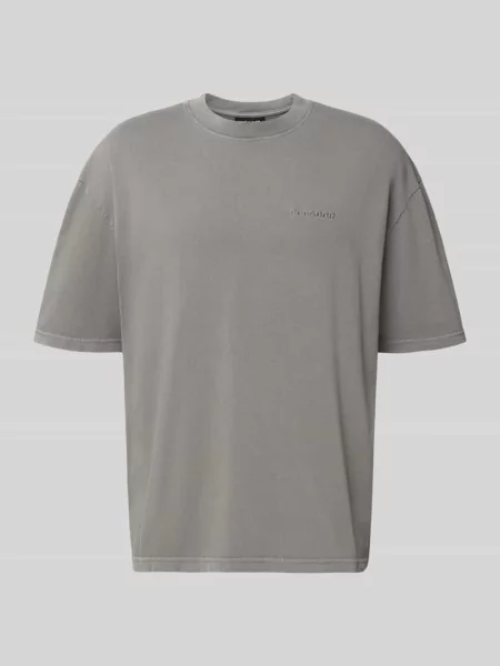 T-shirt o kroju oversized z wyhaftowanym logo Pegador