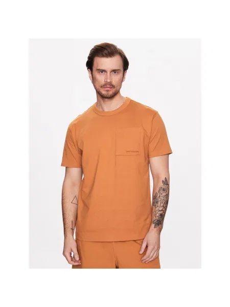 New Balance Marškinėliai Athletics Nature State Relaxed Fit oranžinė