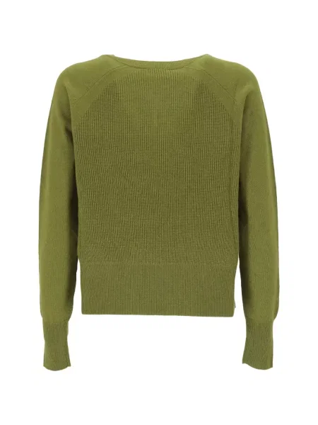 Pulover Pennyblack cu decolteu în V verde