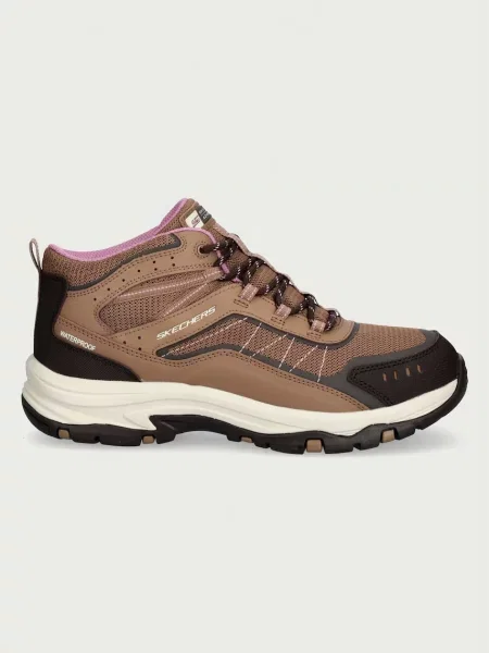 Impermeabil pantofi Skechers de drumeție maro