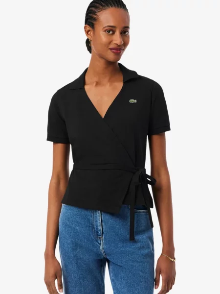 Поло Lacoste чорне