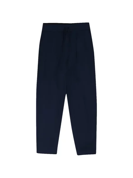 Pantaloni 4sdesigns alergare cu cordon albastru