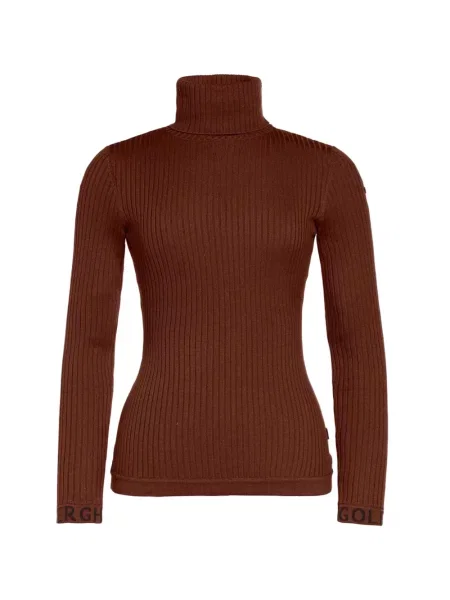 Sweter Goldbergh brązowy