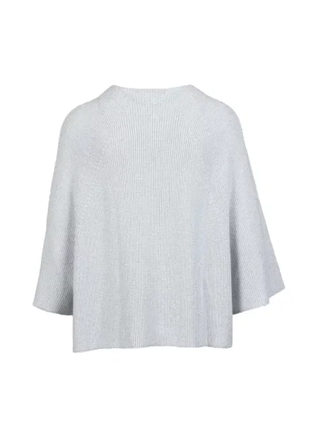 Sweter Fabiana Filippi elegancki szary