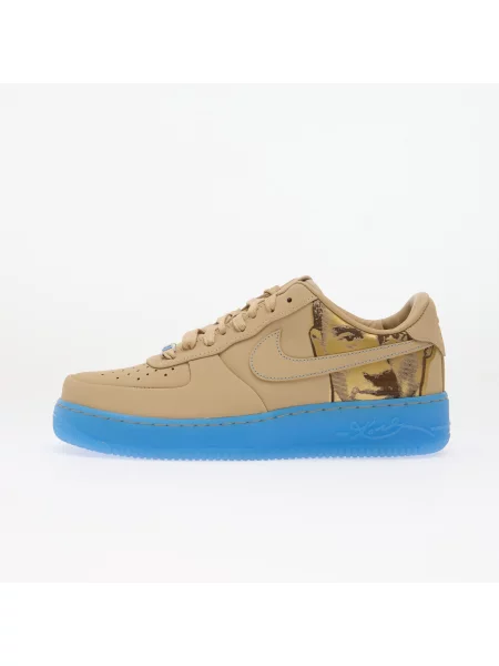 Sneakers Nike Air Force 1 Low Protro Linen/ Linen-University Blue EUR 44 albastru