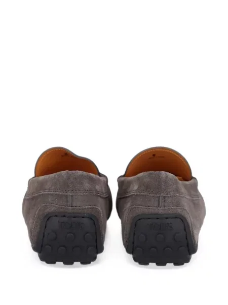Pantofi loafer Tod's din piele de căprioară maro
