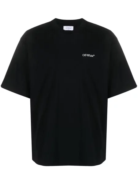 Tricou Off-white cu imagine scurt alb