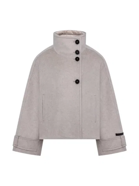 Kurtka Duno wełniana beżowa