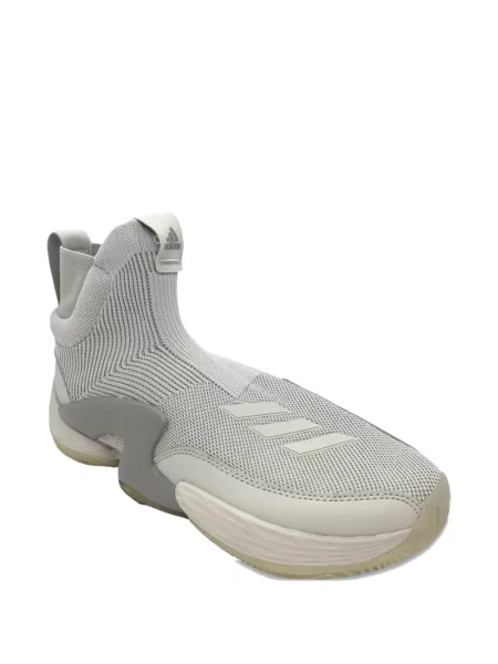 Top Adidas alergare cu decolteu în V alb