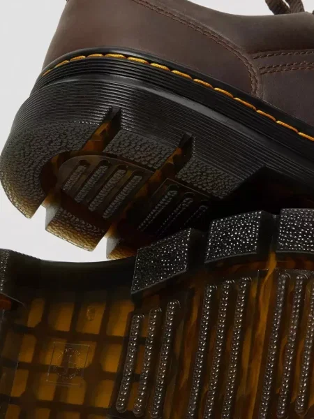 Bőr félcipo Dr. Martens barna