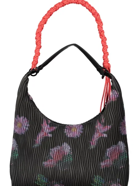 Desigual Geantă de umăr verde / roz alb negru