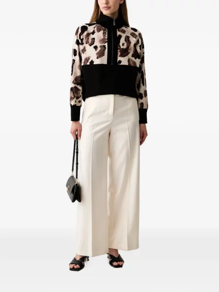 Top Joseph Ribkoff cu imagine cu model leopard negru