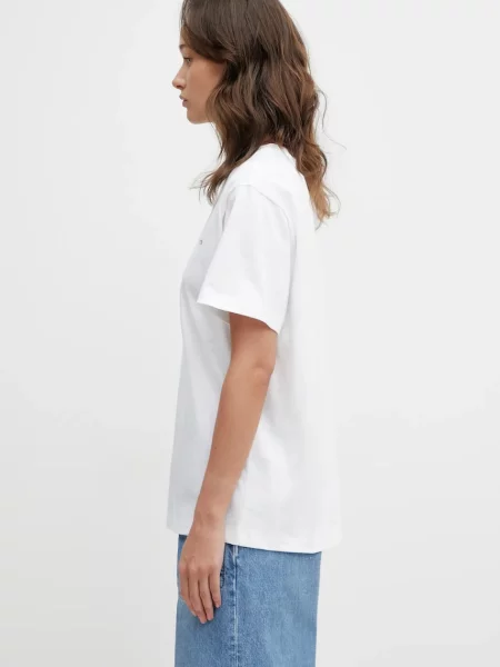 Coperni Koszulki Kobieta M Czarne T-shirty i Pola Crew Neck biały
