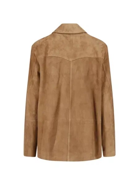 Geanta de piele Low Classic clasică maro