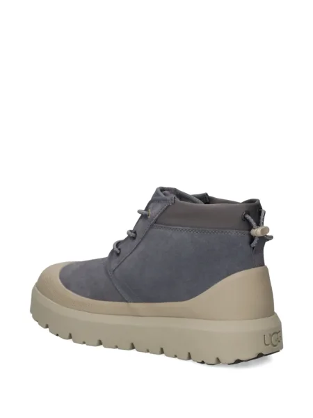 Botine Ugg cu șireturi din piele de căprioară