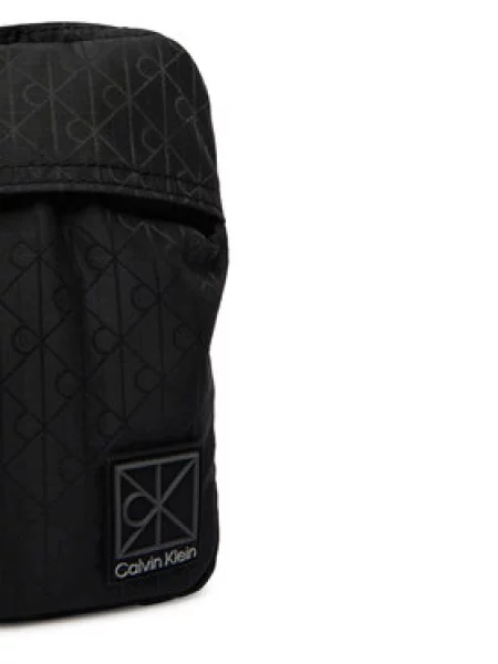 Ľadvinka Calvin Klein Utility Emblem Phone Crossbody čierna