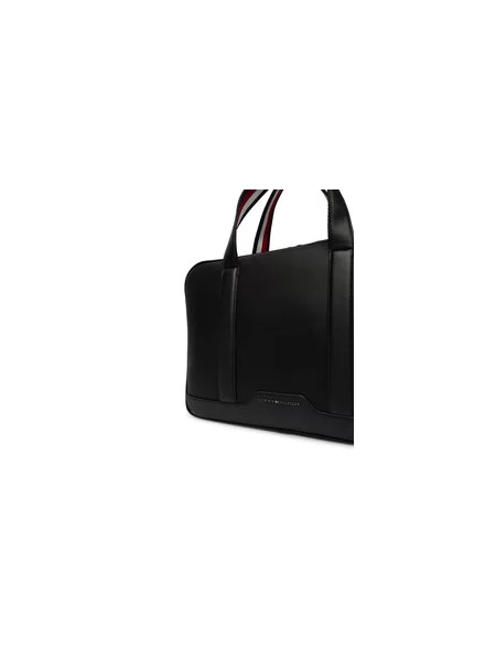 TOMMY HILFIGER Laptoptáskák rikító piros fehér fekete