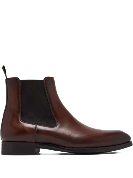 Botine chelsea Magnanni din piele maro
