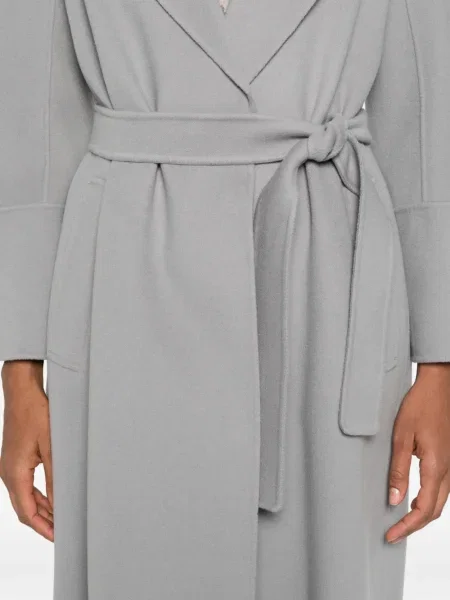 Вълнено палто 's Max Mara сиво