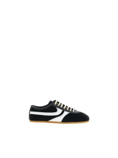 Sneakersy Dries Van Noten zamszowe czarne