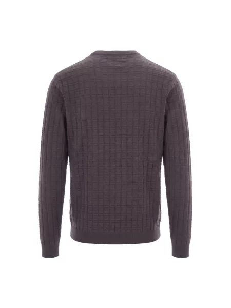 Sweter Emporio Armani wełniany szary