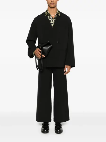 Pantaloni Nanushka negru
