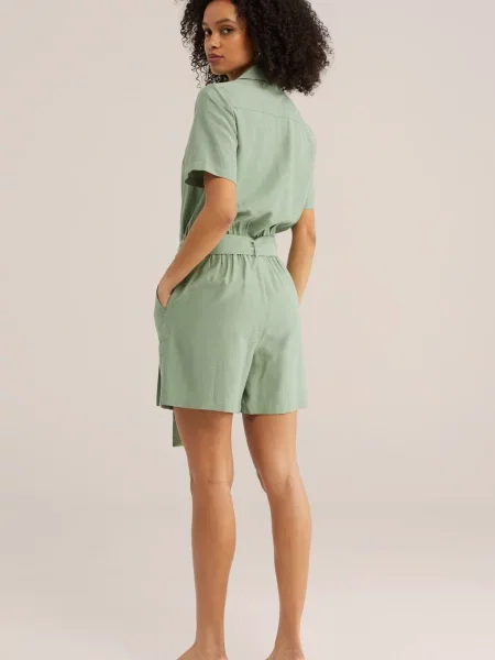WE Fashion Salopeta deschis verde