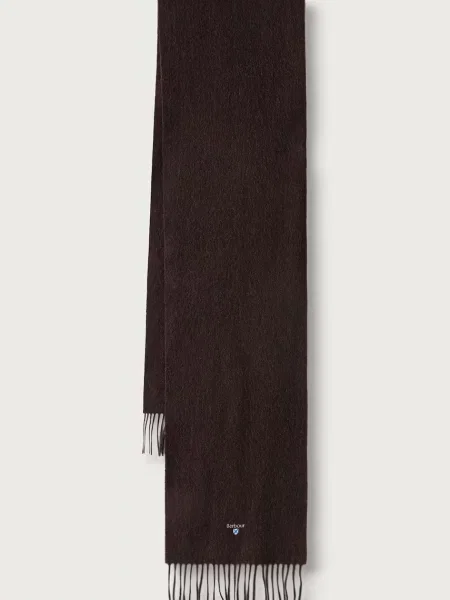 Barbour fular de lână maro