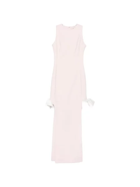Rochie maxi Leen Mougrhabi cu funde roz