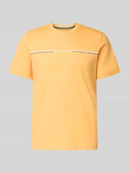 T-shirt o kroju regular fit z czystej bawełny z nadrukiem Tom Tailor