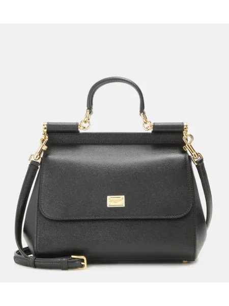 Geantă de mână Dolce&gabbana din piele negru