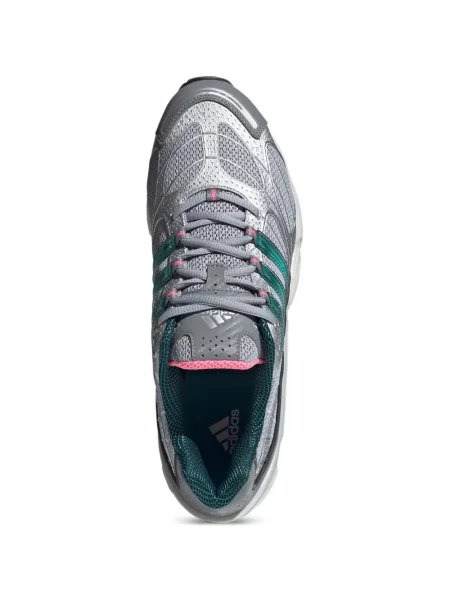 Dryžuotos siuvinėtos žakardinis kelnės Adidas balta
