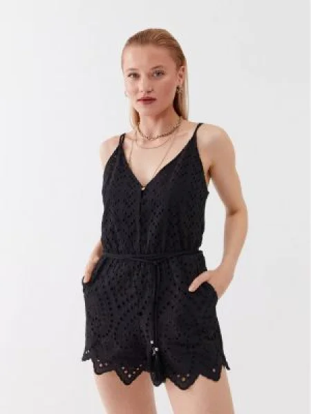 Patrizia Pepe Salopetă Regular Fit negru