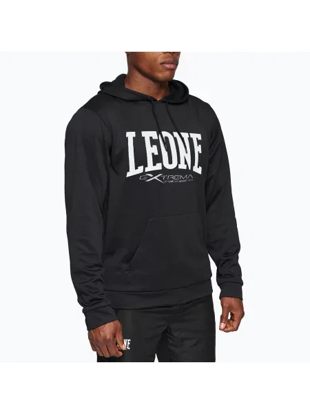 Тренировъчен суитшърт LEONE Logo black черно