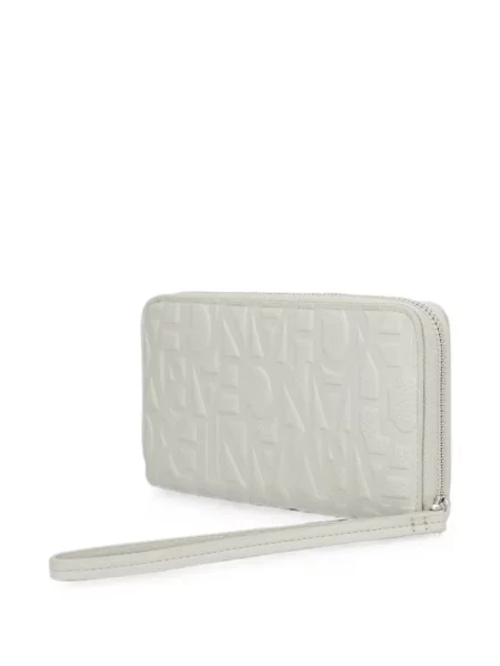 Portofel Armani Exchange cu autograf gri