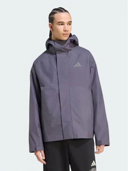 Adidas Geacă de iarnă Essentials Packable închis gri