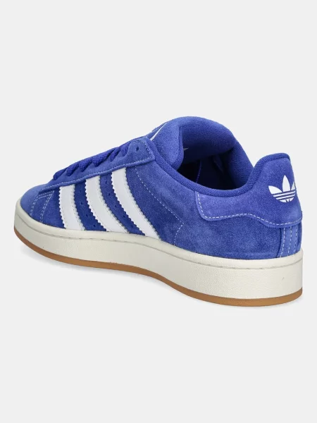 Semišové sneakers boty adidas Campus modré