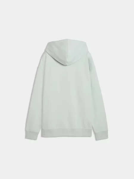 Худи Puma с лого зеленое
