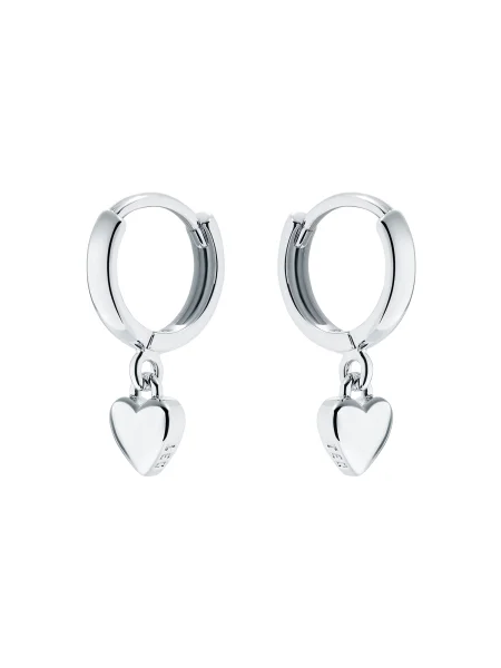 Ted Baker Cercei Tiny Heart Huggie' argintiu