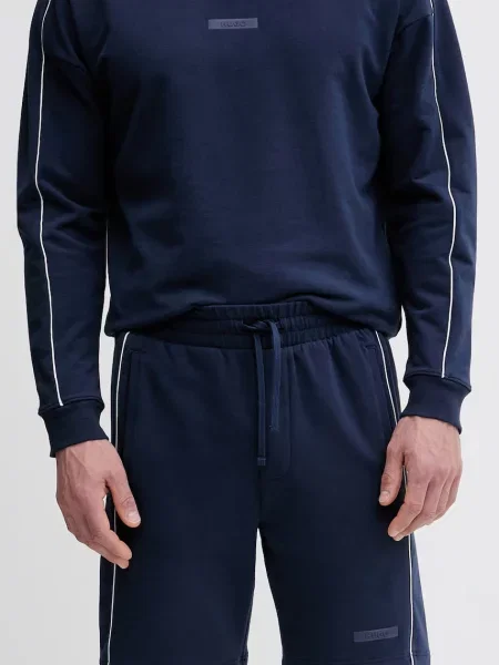 HUGO sportske kratke hlače za muškarce od pamuka s elastanom PALO SHORTS plava