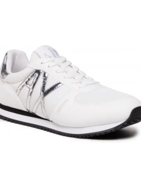 Sportcipő ARMANI EXCHANGE White/Silver szürke
