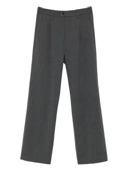 Pantaloni Nine In The Morning plisate gri