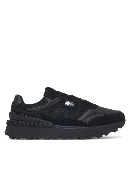 Сникърси Tommy Jeans Tommy Jeans Mix Runner черен