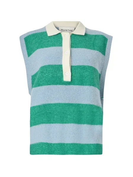 Munthe Pulover BRACHA turcoaz / pastel albastru