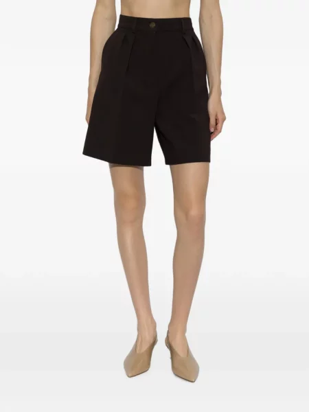 Pantaloni scurți Max Mara maro