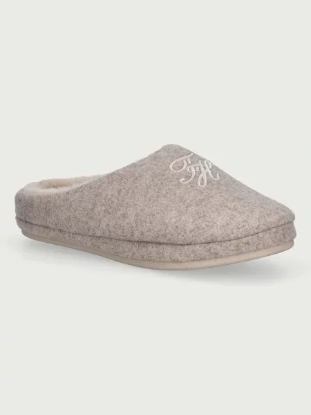 Tommy Hilfiger copati TH HOUSE BOOTIE FLANNEL bež